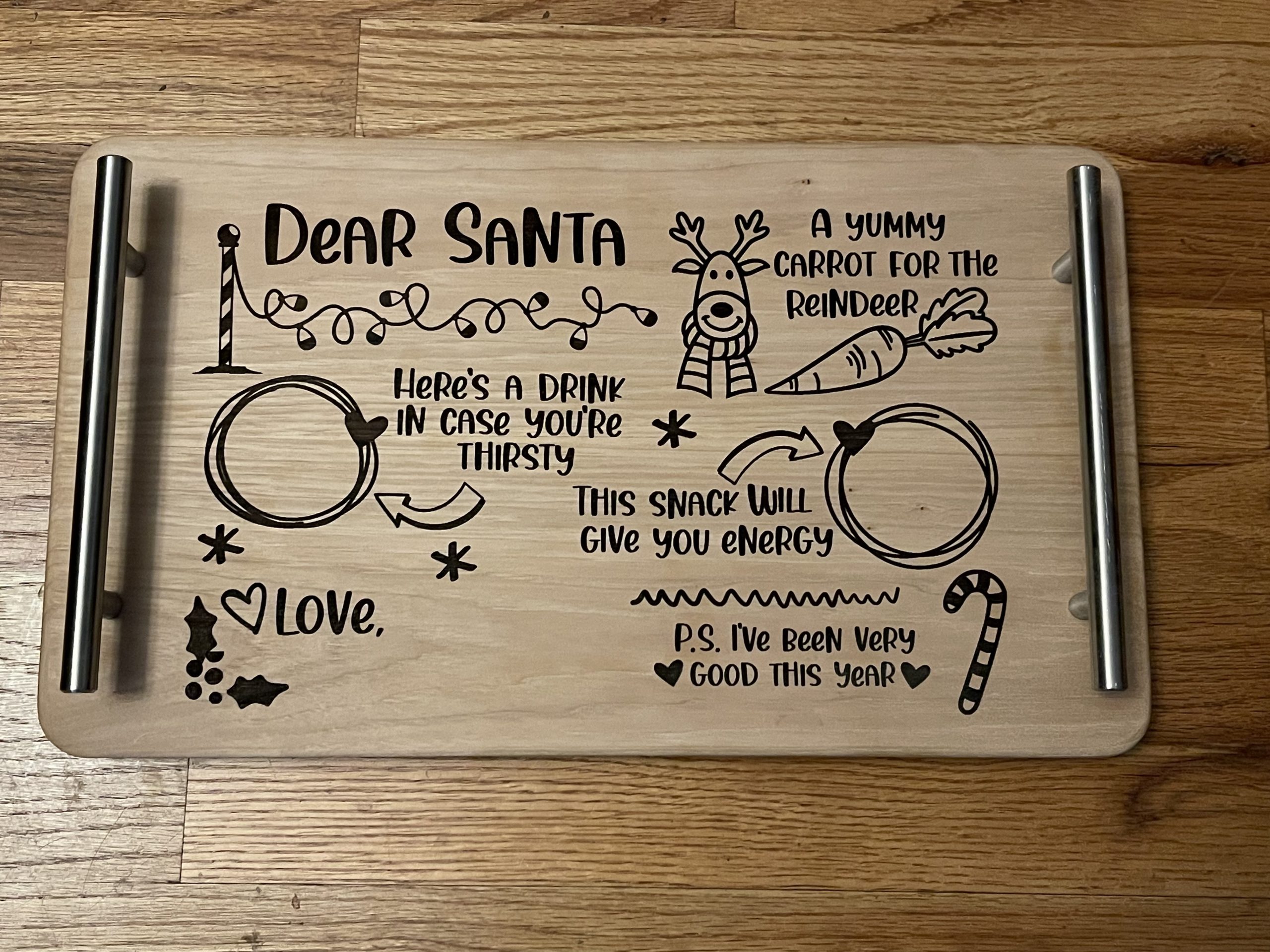 Dear Santa Serving Tray