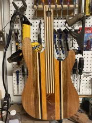 Guitar charcuterie board