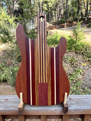 Guitar charcuterie board